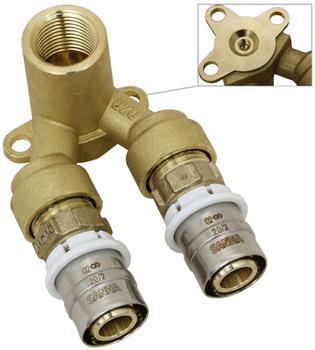 SANHA Pressfitting 25478gz Doppelwandscheibe 20 x 1/2 " x 20 (325478GZ201220)