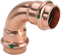 Viega - Profipress-bogen &Oslash; 22mm 90&deg; I/i Mit Sc-contur Modell 2416 Kupfer 291518