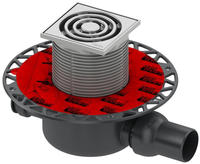 Tece - Drainpoint S 120 Ablaufset Norm Mit Seal System Universalflansch 3601200