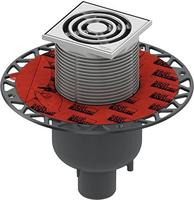 Tece - Drainpoint S 130 Ablaufset 3601300 100x100mm, Dn50, Senkrecht, Mit