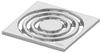 Tece TECEdrainpoint S Designrost Edelstahl 150 x 150 mm (3665003)