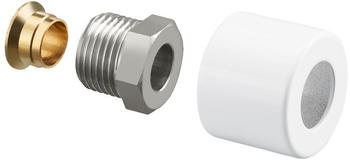 Oventrop Klemmringverschraubung für Thermostatventile E 15 mm x 1/2" weiß (1169193)