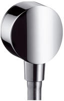 hansgrohe Fixfit S Schlauchanschluss mit R&uuml;ckflussverhinderer und Kunststoffwinkel,