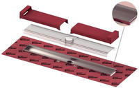 TECE TECEdrainline Evo Duschrinne 1200 mm 601203 mit Wandfliesenauflage, Seal System