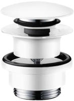 hansgrohe Ablaufgarnitur 50100700 mattwei&szlig;, G 1 1/4, Messing