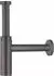 1 1/4", brushed black chrome: Hansgrohe Flowstar S Siphon 1 1/4 Zoll