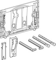 Geberit 241873001, Geberit Bet&auml;tigungsrahmen f&uuml;r Dr&uuml;ckerplatten...