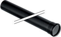 Geberit - Silent Pp Rohr 390504141 Dn 100, 1000 Mm, Mit Muffe, Schalloptimiert