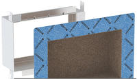 Geberit Duofix Element f&uuml;r Nischenablagebox befliesbar, Badm&ouml;bel,...