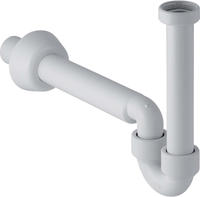 Geberit - Rohr-Geruchsverschluss mit f&uuml;r Waschtische und Bidet, waagrechter...