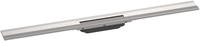 hansgrohe RainDrain Flex Fertigset Duschrinne 90 cm, k&uuml;rzbar zur Wandmontage,