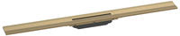hansgrohe RainDrain Flex Fertigset Duschrinne 90 cm, k&uuml;rzbar zur Wandmontage,