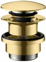 hansgrohe Ablaufgarnitur 50100990 polished gold optic, G 1 1/4, Messing