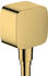 Hansgrohe FixIt Wandanschluss mit Rückflussverhinderer polished gold optic (26457990)