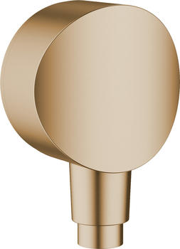Hansgrohe Fixfit S Schlauchanschluss mit Rückflussverhinderer brushed bronze (26453140)