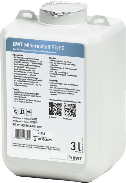 BWT Mineralstoff-Dosierlösung Quantophos F2/FE 3 Liter (18026)
