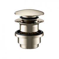 hansgrohe Ablaufgarnitur 51300820 Push-Open, f&uuml;r Waschtisch- und Bidetmischer,
