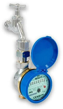Wasser-Geräte Zapfhahnzähler Kaltwasser 2,5 m³/h 3/4''- 110 mm (84521)
