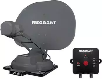 Megasat Caravanman 55 Professional GPS vollautomatische Sat-Antenne, graphit (1500216)