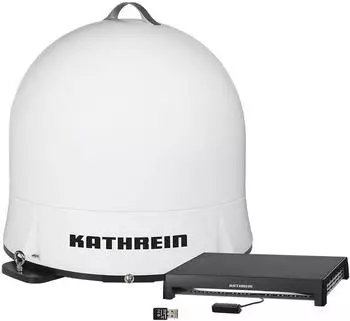 Kathrein CAP 550M Plus vollautomatische Streaming SAT-Antenne, tragbar (203500007)