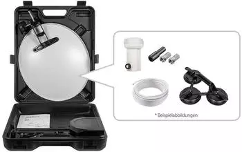 Megasat Traveller Kit mobile Sat-Anlage 35cm Spiegel mit Koffer (1500182)