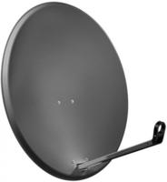 Goobay 80 cm Alu-Satellitensch&uuml;ssel - f&uuml;r Ein-/Mehrteilnehmer mit besonders