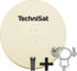 TechniSat SATMAN 850 Plus mit 40mm Schelle beige