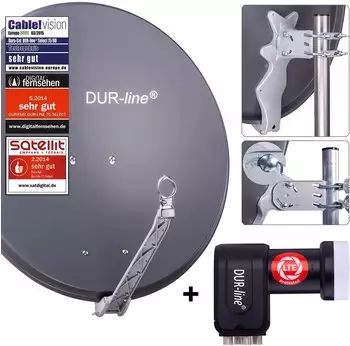 DUR-Line Dur-line Select 75 G + Ultra Quad - 4 Teilnehmer Set, anthrazit (12361)