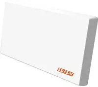 I DO IT Selfsat H22D+ 1 TV Teilnehmer SAT Flachantenne FLAT + Fensterdurchf&uuml;hrung