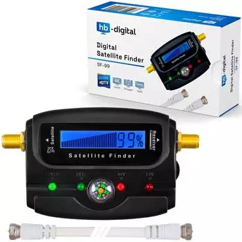 HB-Digital SATFINDER mit LCD-Anzeige, Kompass, 22kHz (sf-99)