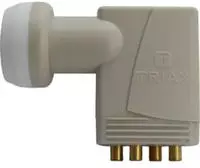 Triax Universal Quattro LNB 4Ausg.,fMultisch. TQT 400 Gold (304873)