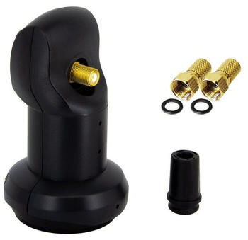 PremiumX 0,1 dB Digital Sat Empfangs Kopf 1 Teilnehmer Universal-Single-LNB