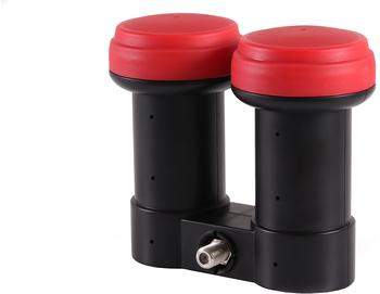 Opticum RED Monoblock LNB SINGLE ► HOTBIRD + ASTRA ◄ Doppel LNC LMB 2 Sat 0,1dB