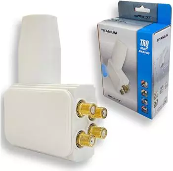 Smart Original Titanium Rocket LNB Multifeed f&uuml;r Multischalter 4K Quattro 3&deg; HD