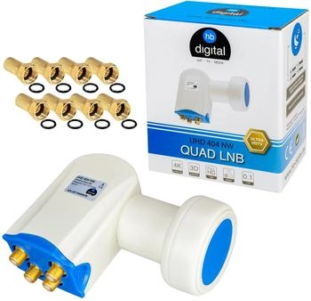HB-Digital 4 Teilnehmer direkt 4-fach LNC FULL Ultra HD 4K HD+ 3D SKY