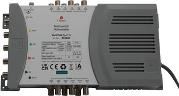 Triax TMS/CKR 5x12 S Einzel-Multischalter 4SAT+1terr. Eingang 12-fach (318603)