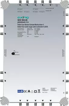 Axing SES 984-06 Einkabel-Multischalter II Unicable 9 Eingänge 8 Teilnehmer (SES 984-06)