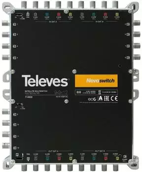 Televes MS912C NevoSwitch Multischalter 9 Eingänge 12 Ausgänge (714602)