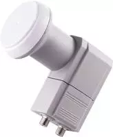 Schwaiger Twin LNB HD 4K Wetterfest Grau