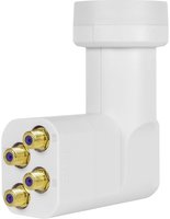 MegaSat HD-Profi Quattro-LNB Feedaufnahme: 40 mm vergoldete Anschl&uuml;sse, Wetterschutz