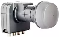 Fuba 21510039, Fuba Quad LNB DEK 417 | Quattro-Switch | 4 Teilnehmer | Universal LNB
