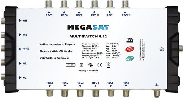 Megasat Multischalter 5/12