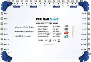 Megasat Multischalter 17/16