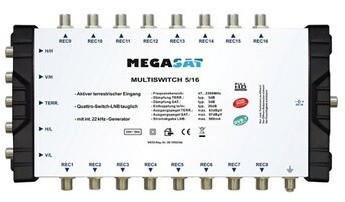 Megasat Multi-switch 5/16