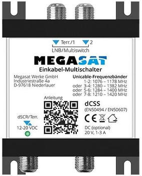 Megasat 0600211 Einkabel-Multischalter