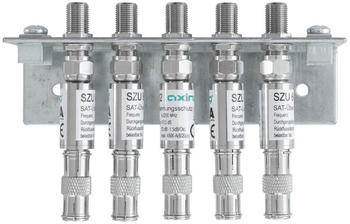 Axing QEW 5-06 Erdungswinkel 5-fach für Multischalter SPU 5xx-06 Überspannungs-Schutzgerät Potenzialausgleich Metall