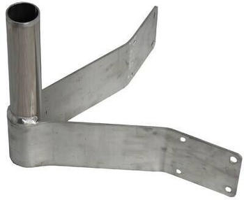 A.S. SAT 10900 Hauseckwandhalter Alu 15cm Wandabstand mit Halterrohr
