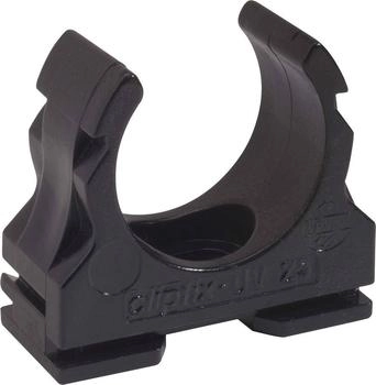 Fränkische Kunststoff-Klemmschelle clipfix-UV 20 schwarz (22571020)