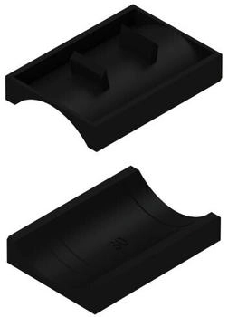 Niedax Gegenwanne 34mm schwarz (GW34)