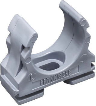 Fränkische Clipfix M25 Kunststoff-Klemmschelle grau 25 mm (22370025)